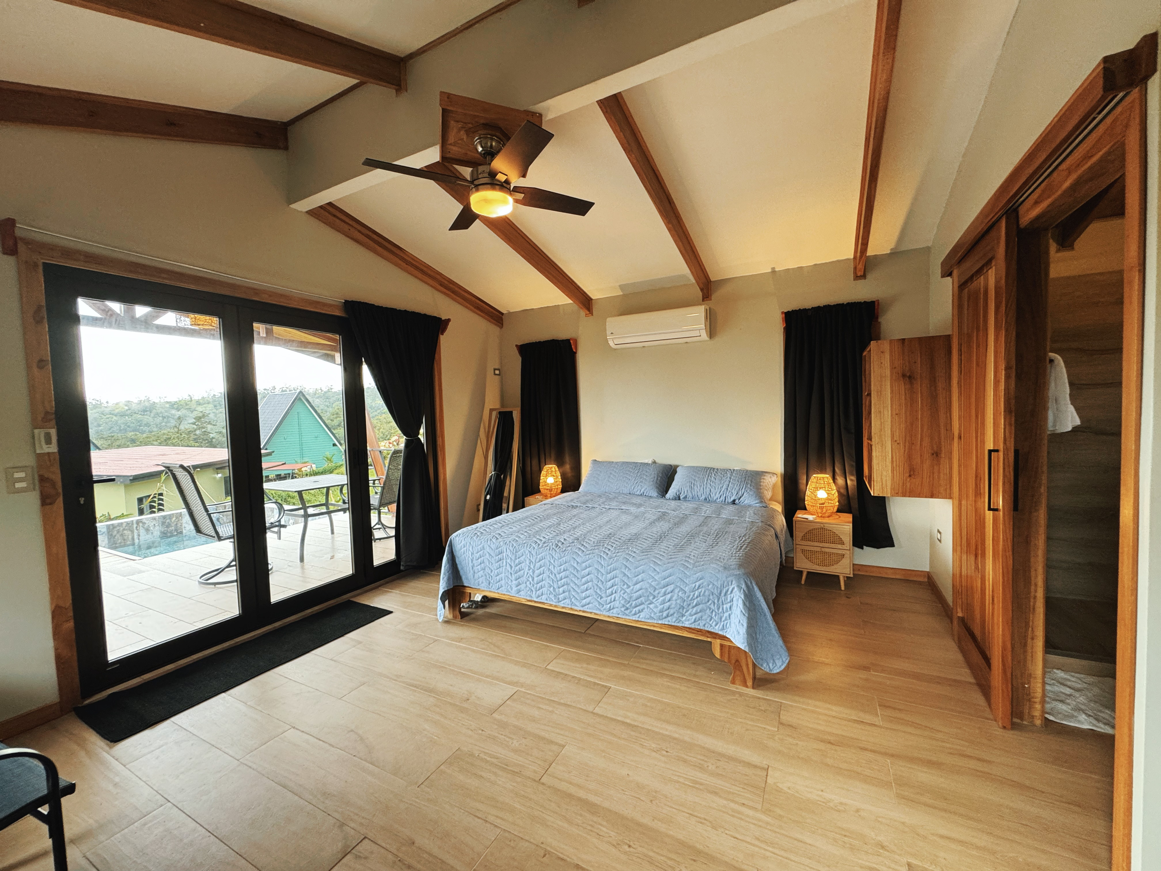 Espacio privado de Eco Village en La Fortuna